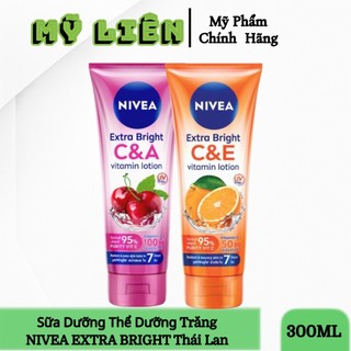 Chính hãng thái lan - sữa dưỡng thể dưỡng trắng nivea extra bright thái lan