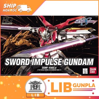 Đồ chơi mô hình lắp ráp gundam bandai hg seed 1/144 gundam seed - sword impulse gundam