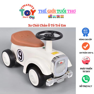 Xe Chòi Chân Ô Tô Trẻ Em VINATOYS, Phát Nhạc Có Đèn Led Cốp Xe Rộng Rãi Cao Cấp, Nhựa PP An Toàn Cho Bé