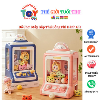 Đồ Chơi Máy Gắp Thú Bông Phi Hành Gia VINATOYS, Có Hiệu Ứng Nhạc và Đèn Tặng Kèm Gấu Bông, An Toàn Cho Bé