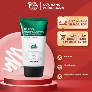 Kem Chống Nắng Nâng Tông Some By Mi Truecica Mineral 100 Và Tone-up Calming Suncream SPF50+/PA+++ 50ml