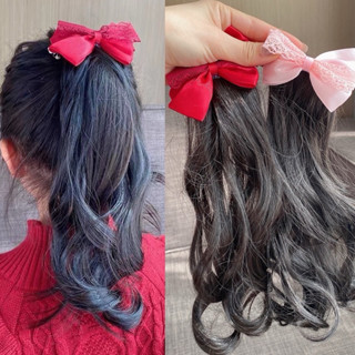 [HÌNH THẬT] SẢN PHẨM PHỤ KIỆN TÓC GIẢ KẸP NƠ ĐIỆU ĐÀ CHO BÉ