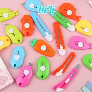 1 CÂY DAO RỌC GIẤY BỎ TÚI MINI TIỆN LỢI NHIỀU HÌNH DÁNG XINH XẮN CUTE