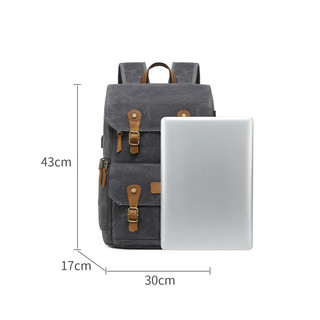 Balo máy ảnh cao cấp vải canvas.BK_3080.