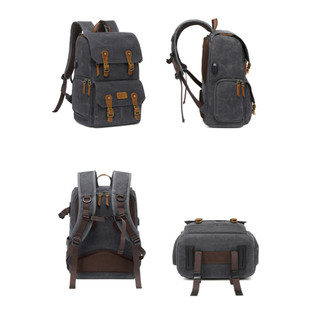Balo máy ảnh cao cấp vải canvas.BK_3080.