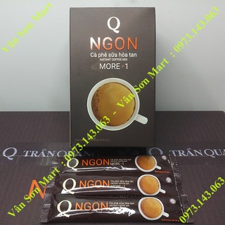 Cà phê sữa Ngon Trần Quang hộp giấy 400g (20 gói dài x 20g)