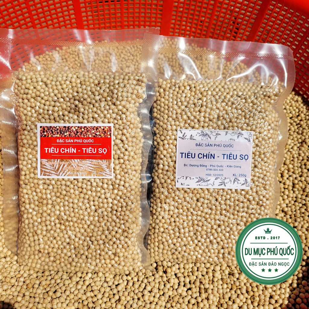 Tiêu Sọ Trắng Phú Quốc (gói 500g)