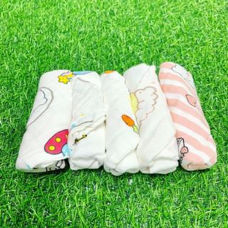 Set 5 khăn mặt sợi tre cho bé Oganic