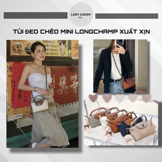 Túi đeo chéo nữ kèm móc khóa siêu xinh