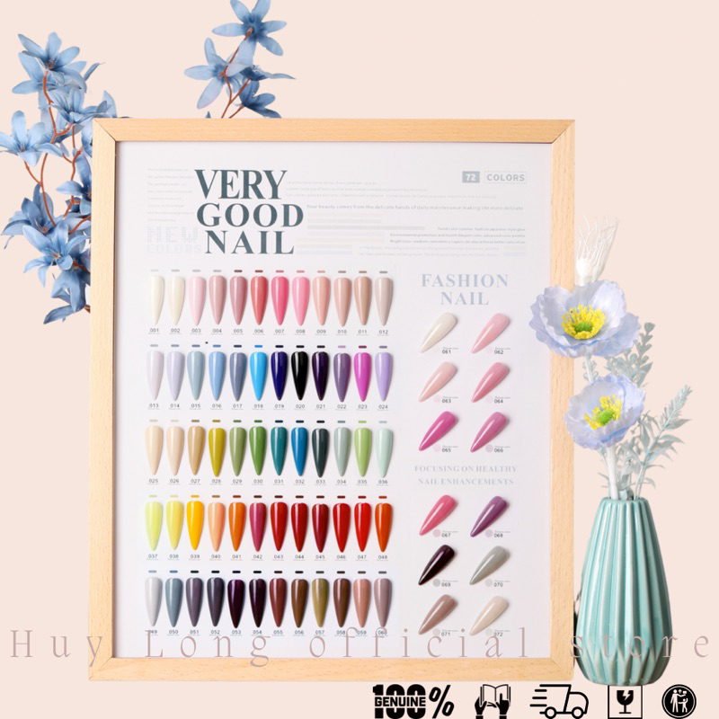 Sơn very good nail set 72 màu(tách lẻ)