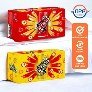 [1 Thùng] Nước tăng lực Sting Vàng Gold, Hương dâu lon 320ml