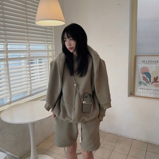 Sweater set gồm quần và áo năng động nỉ by xoxoxiao