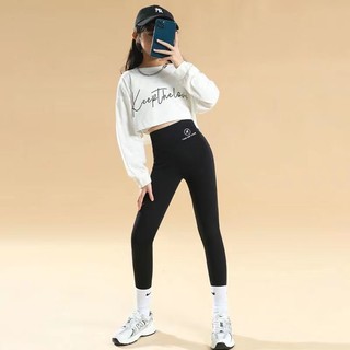 Quần legging cho bé gái Quần legging co giãn 4 chiều hàng Quảng châu quần legging cạp cao từ 20-35kg 
