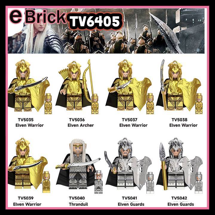 The Hobbits Famous Mô hình Nhân vật Chiến Binh Elvenarcher Elrond Mô hình Chúa tể Của Những Chiếc Nh