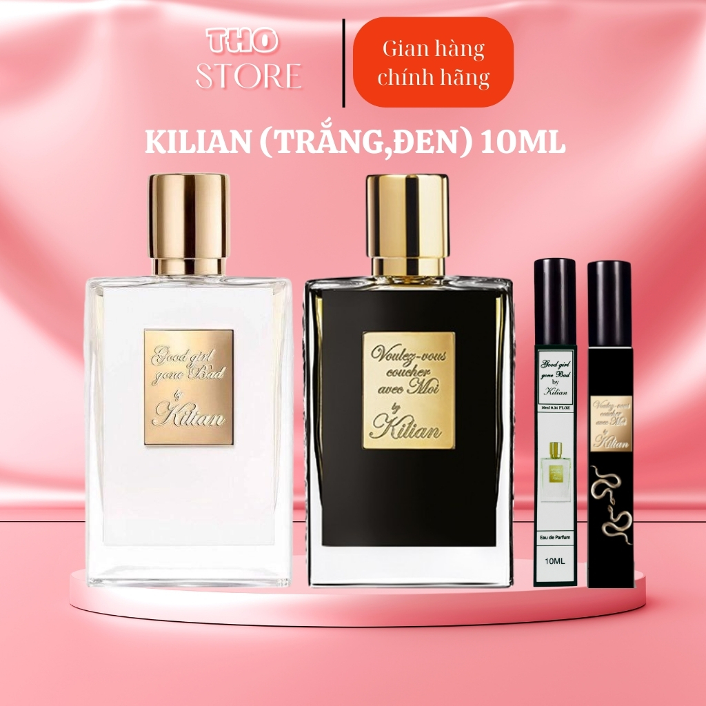 Nước Hoa Nữ Kilian Good Girl Gone Bad rắn trắng, Rắn đen- Mùi hương của Quyền Lực và Sang Trọng THỎ