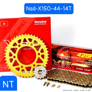 Nhông sên dĩa x1r gắn xe ex150 , 155 , winner , r15v3