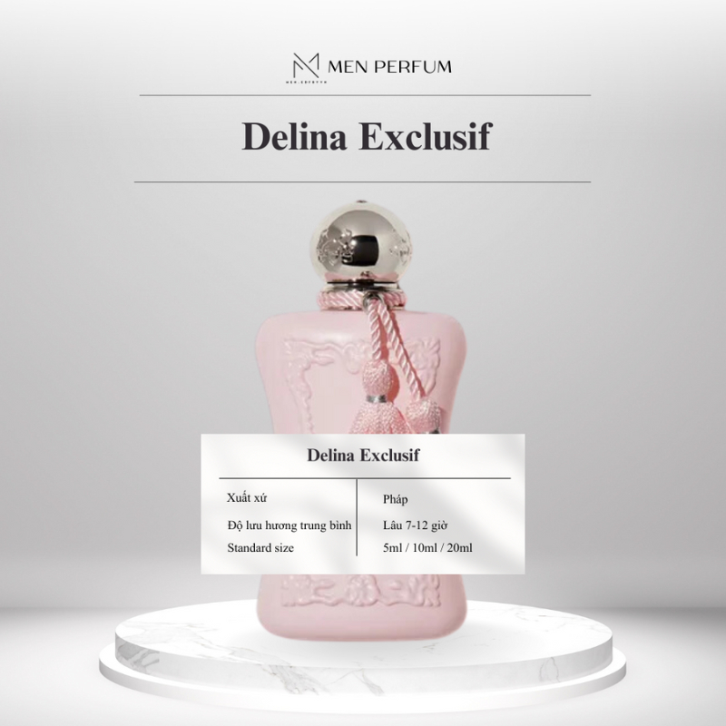 Nước hoa nữ N.EMBYVN Delina Exclusif | Nước Hoa Nữ EDP 10ml phong cách Nữ tính, Quyến rũ, Nổi bật, Sang trọng