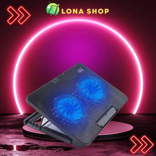 Đế Tản Nhiệt Laptop N99  cho laptop từ 13.3 đến 17 inch 2 Fan , Đế Nâng 45 Độ