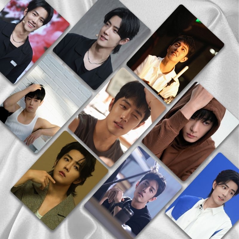 Hộp card bo góc Tiêu Chiến 50 tấm mới nhất - card laser, lomo card, photo card