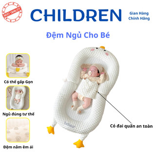 Nôi Ngủ Chung Giường Hãng Bebear, Nôi Ngủ Chống Trào Ngược Cho Bé, Set Nôi Ngủ + Bộ Gối Gác Chân | Bảo Hành 1 Năm -TH06
