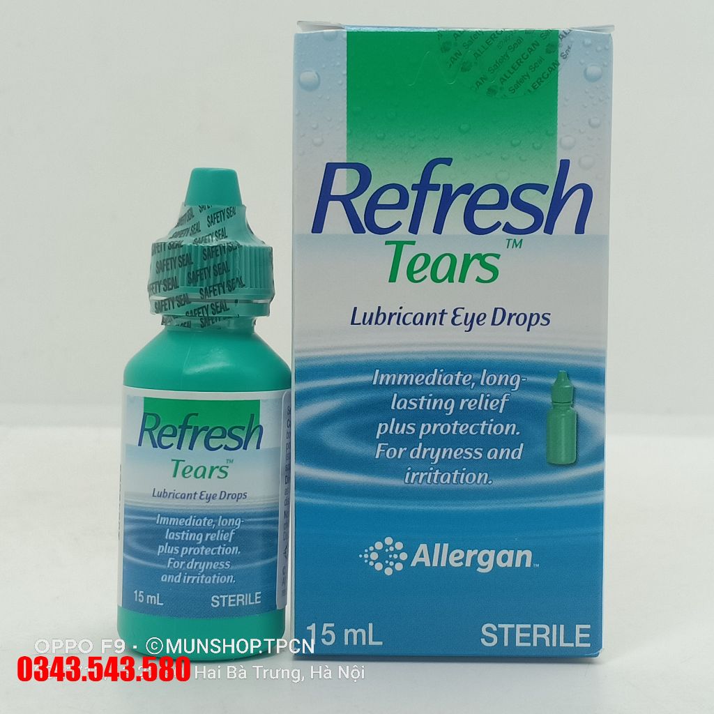 Nước nhỏ mắt Refresh Tears Lubricant Eye Drops lọ 15ml