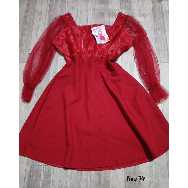 đầm phối lưới đính ngọc NEW size L
