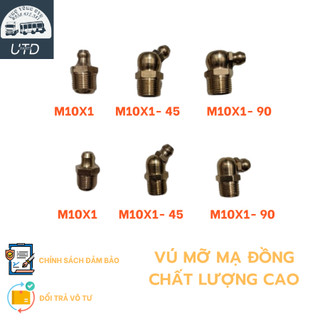 Vú mỡ bơm mỡ bò m4 m6 m8 m10 m12 m14 mạ đồng chất lượng cao