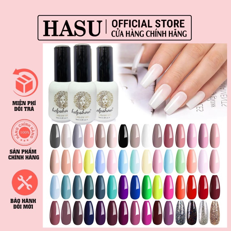 Sơn gel Helpshow lẻ chai - Sơn gel chuẩn màu thanh lý - Sơn sale tết