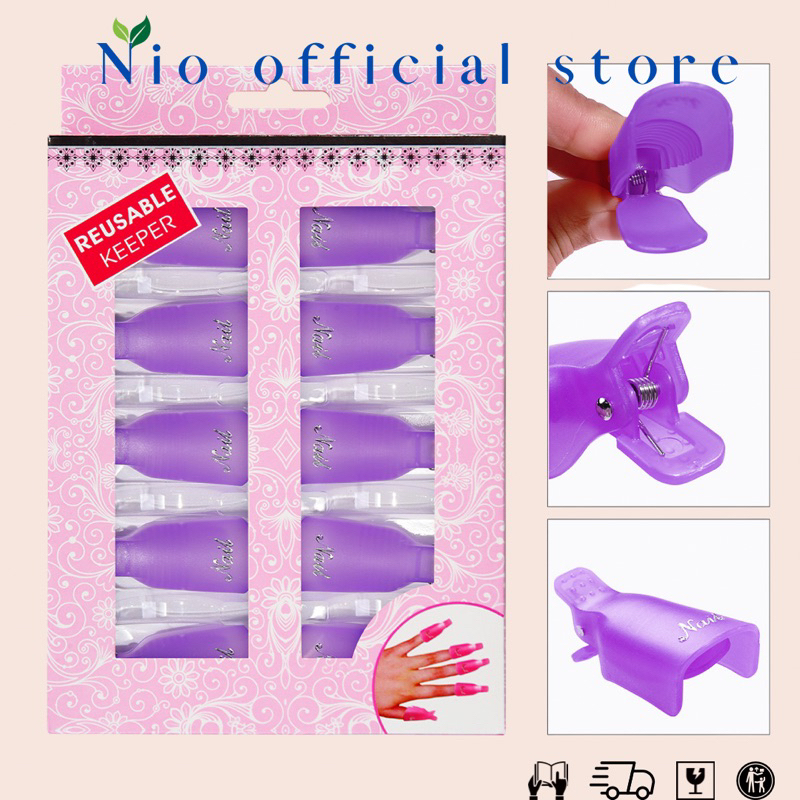kẹp ủ phá gel tay ( túi 10 chiếc )