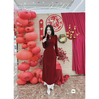 sét áo dài nhung cao cấp