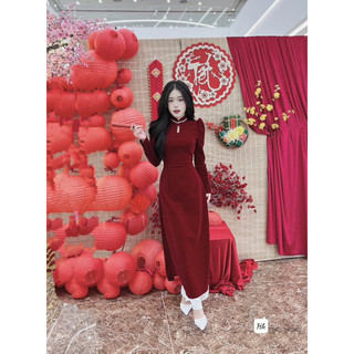sét áo dài nhung cao cấp