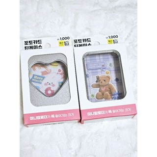 HỘP THIẾC ĐỰNG PHOTOCARDS/TOPLOADER DAISO HÀN QUỐC