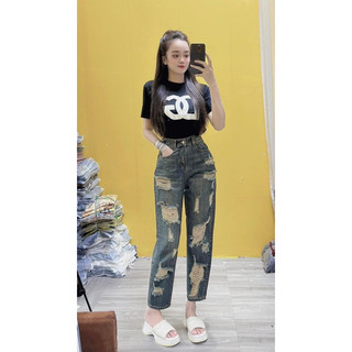 Quần Bagy Nử QC Rách nhiều