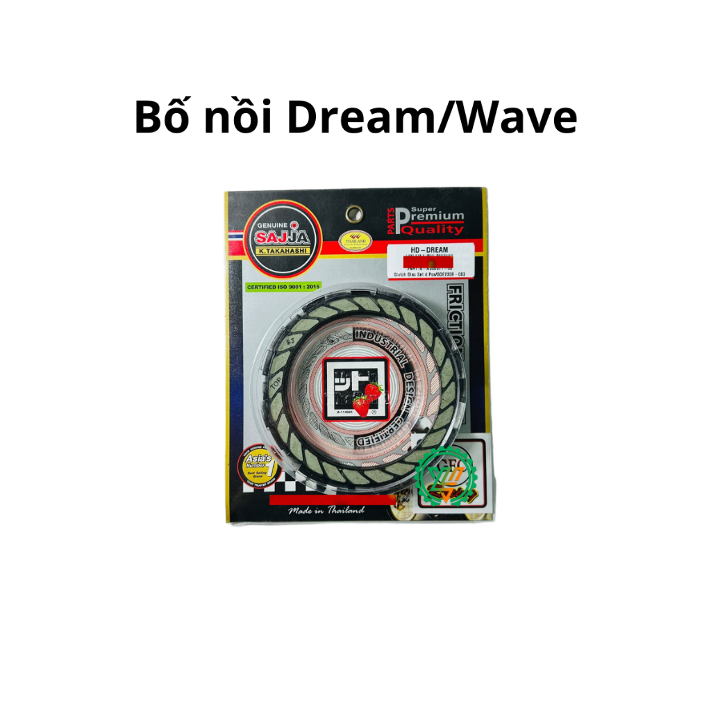 Bộ Bố Nồi Cho Xe Dream / Wave / RS Thailand Chính Hãng