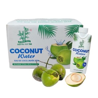 1 thùng nước dừa tươi ba cây tre loại 330ml, 500ml, 1 lít