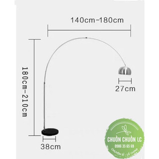 Đèn cây đứng dáng bow size đại