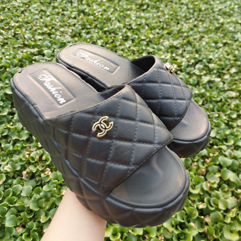 Lainiki Dép Bánh Mì Đế cao 7Cm Êm Chân Thời Trang Mùa Hè 2023 Mới Nhất 2855 B6+B1