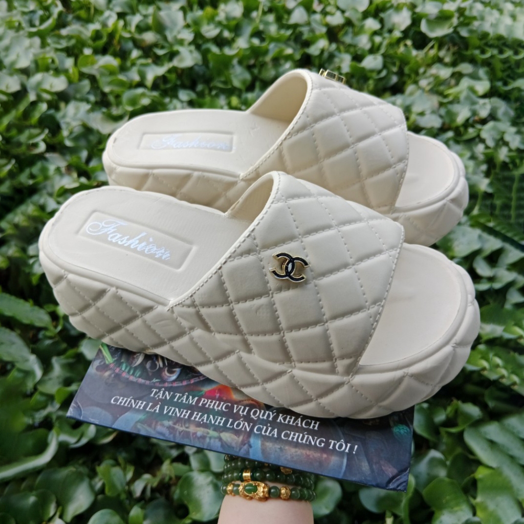 Lainiki Dép Bánh Mì Đế cao 7Cm Êm Chân Thời Trang Mùa Hè 2023 Mới Nhất 2855 B6+B1