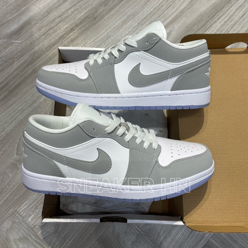giày Air Jordan 1 low Grey Wolf | Cao cấp