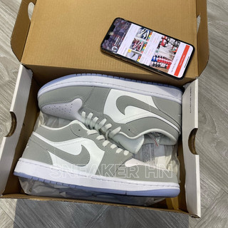 giày Air Jordan 1 low Grey Wolf | Cao cấp