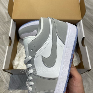 giày Air Jordan 1 low Grey Wolf | Cao cấp