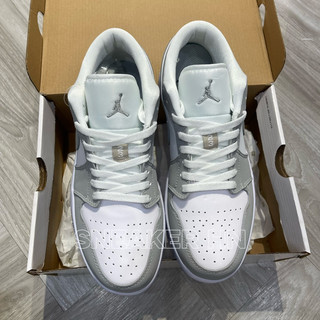 giày Air Jordan 1 low Grey Wolf | Cao cấp