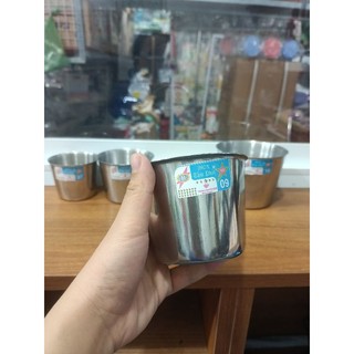 (Combo 10 cái) Lon làm đá inox size 7cm, 8cm, 9cm, 10cm