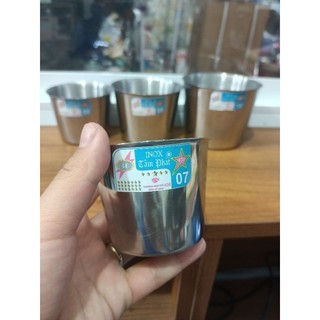 (Combo 10 cái) Lon làm đá inox size 7cm, 8cm, 9cm, 10cm