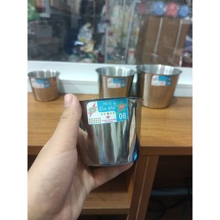 (Combo 10 cái) Lon làm đá inox size 7cm, 8cm, 9cm, 10cm