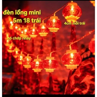 Đèn lồng mini trang trí tết , đèn lồng trang trí cây mai cây đào