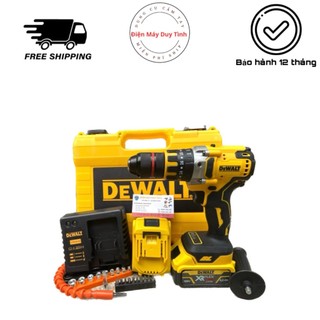 Máy khoan pin dewalt - lõi đồng nguyên chất 100% - động cơ từ - không chổi than, 3 chức năng có búa