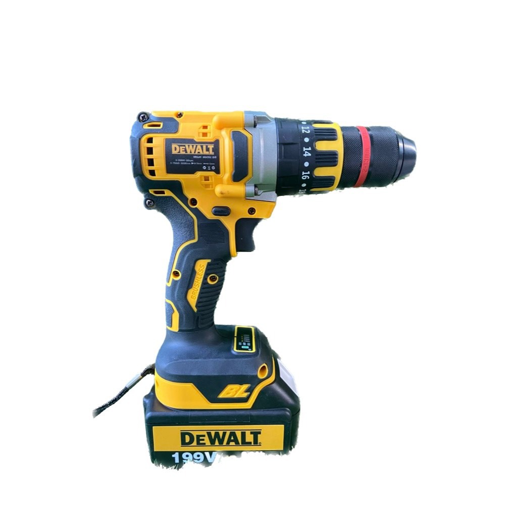 Máy khoan pin DEWALT - LÕI ĐỒNG nguyên chất 100% - Động cơ từ - Không chổi than, 3 chức năng có búa