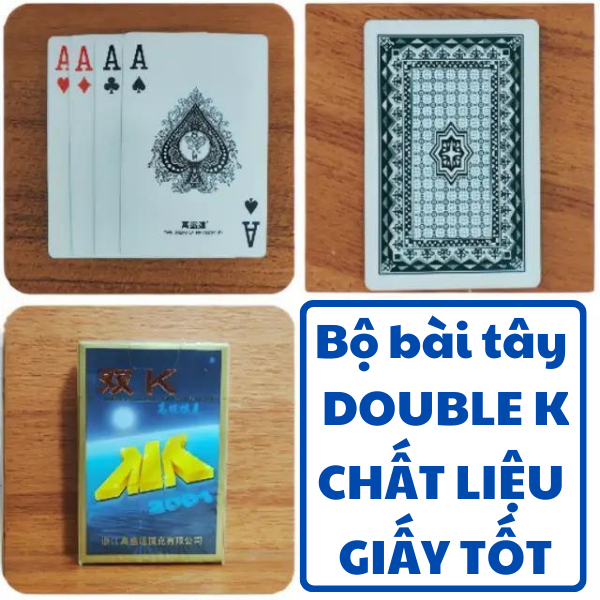 Bộ bài Tây DOUBLE K 8.3X5.7CM