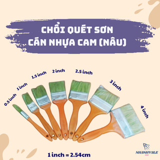 Chổi quét sơn - cọ quét sơn chất lượng cao đủ kích cỡ 0.5, 1, 1.5, 2, 2.5, 3, 4 (inch)